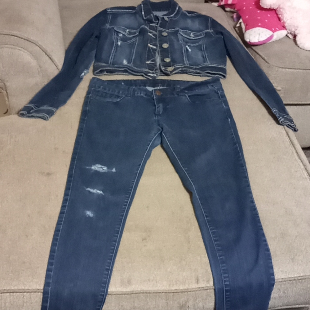 Jean Jacket and Jean Pants